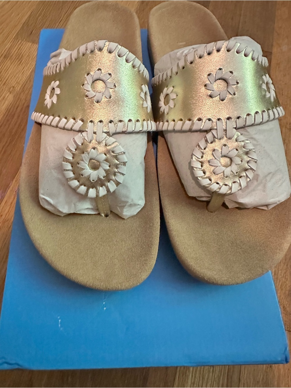 Women’s Gold Jack Roger’s Sandals